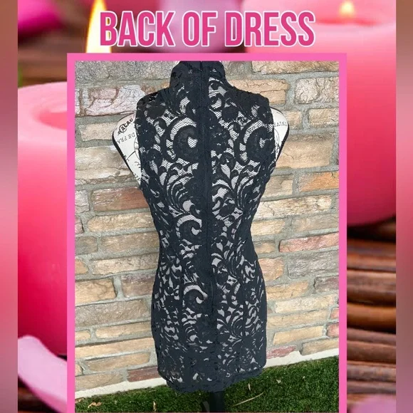 Monteau Lace style Dress with Lining - Picture 7 of 16